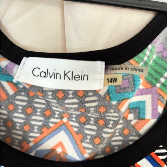 Calvin Klein Multicolor Geometric Mini Dress - Picture 2 of 3